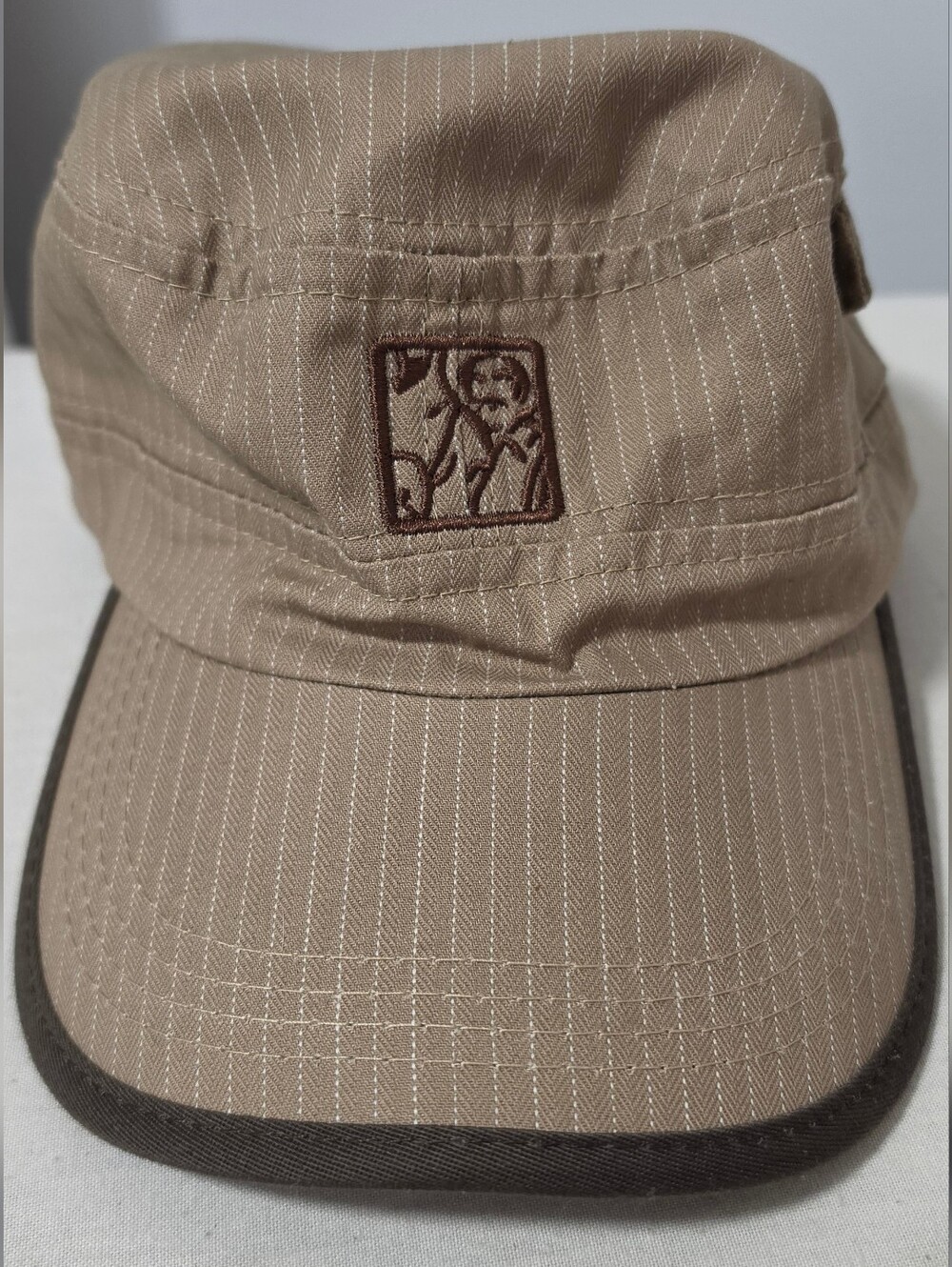 Juan Valdez - Beige Pinstripe Field Cap with Embroidered Logo